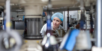 Teva factory worker.