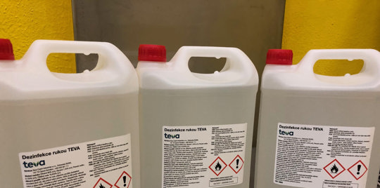 Three teva canisters.