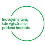 Inovujeme tam, kde vytvárame pridanú hodnotu