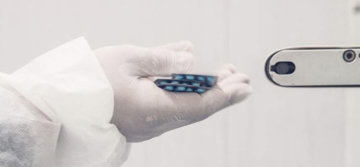 Hands with pills