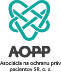 AOPP | Asoci&aacute;cia na ochranu pr&iacute;ve  pacientov SR, o. z.
