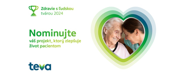 Zdravie s ľudskou tvárou 2024 | Nominujte váš projekt, ktorý zlepšuje život pacientom | teva